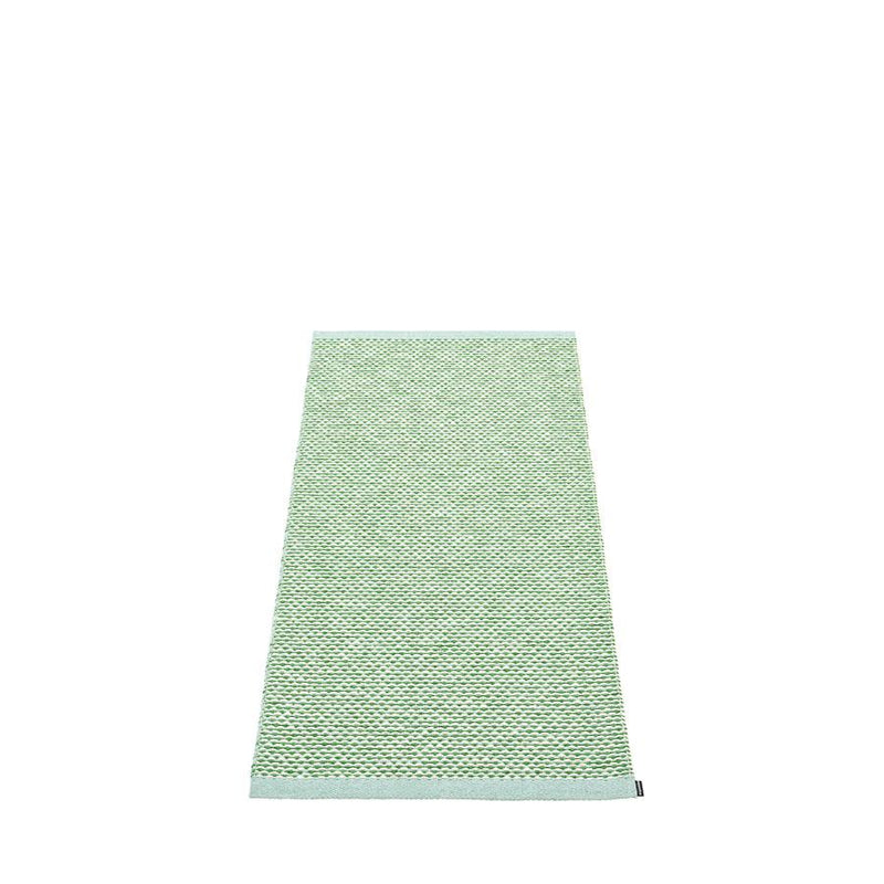 Pappelina, Effi Rug - Pale Turquoise-Grass Green-Vanilla, 2.25' x 6.5'- Placewares