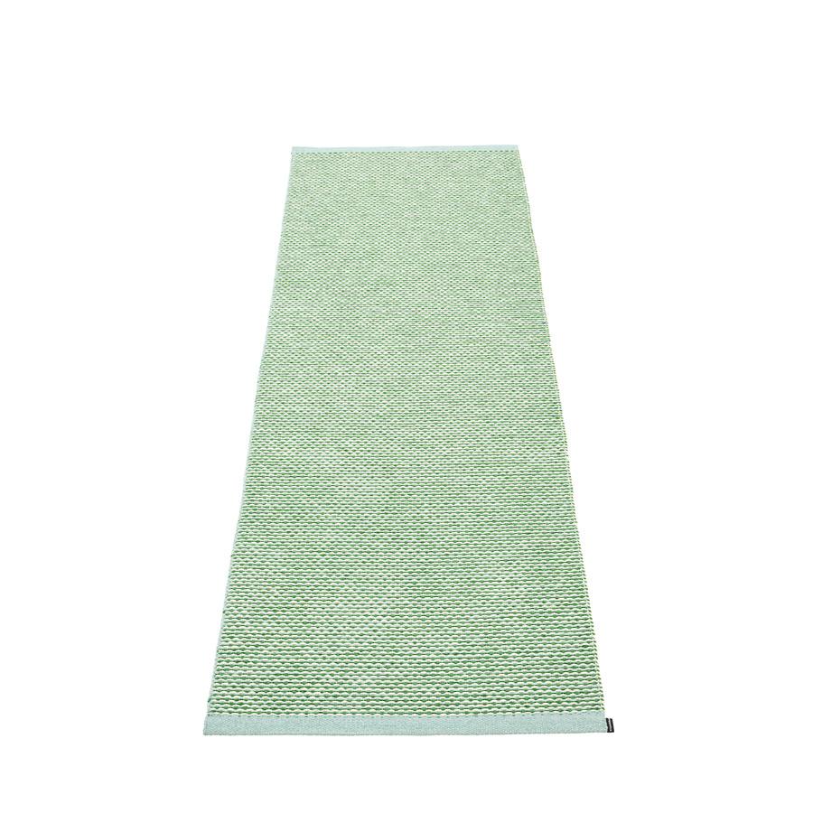 Pappelina, Effi Rug - Pale Turquoise-Grass Green-Vanilla, 2.25' x 6.5'- Placewares