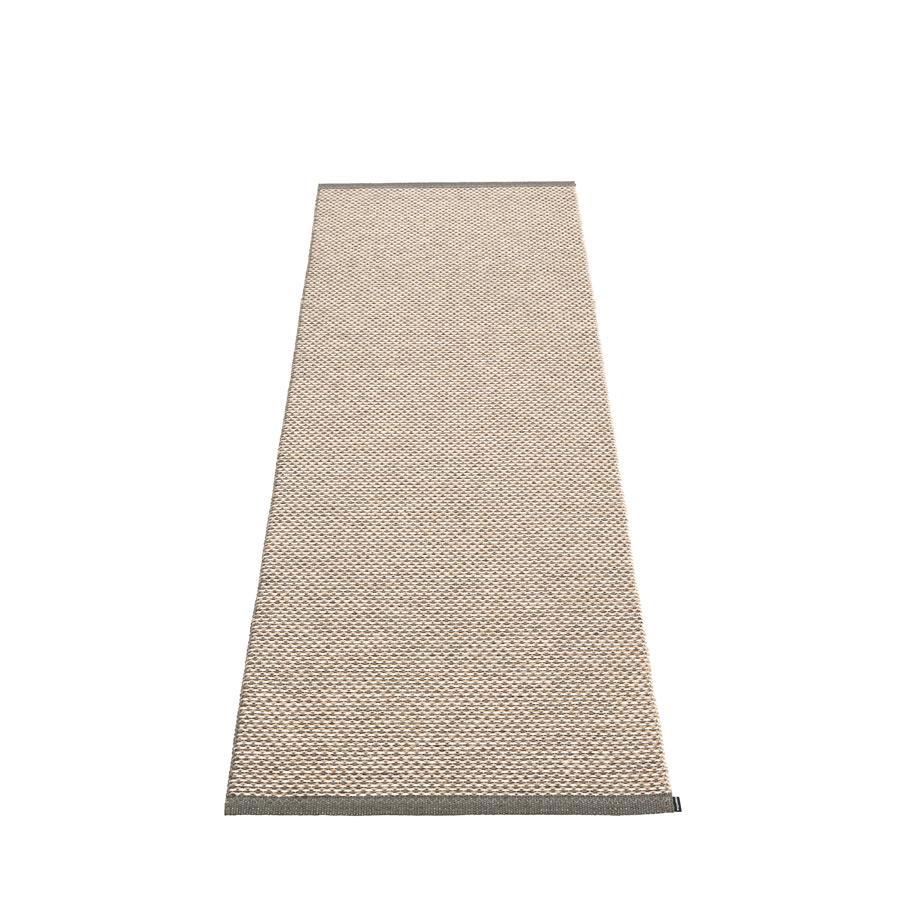 Pappelina, Effi Rug - Charcoal-Light Nougat-Vanilla, 2.25' x 6.5'- Placewares