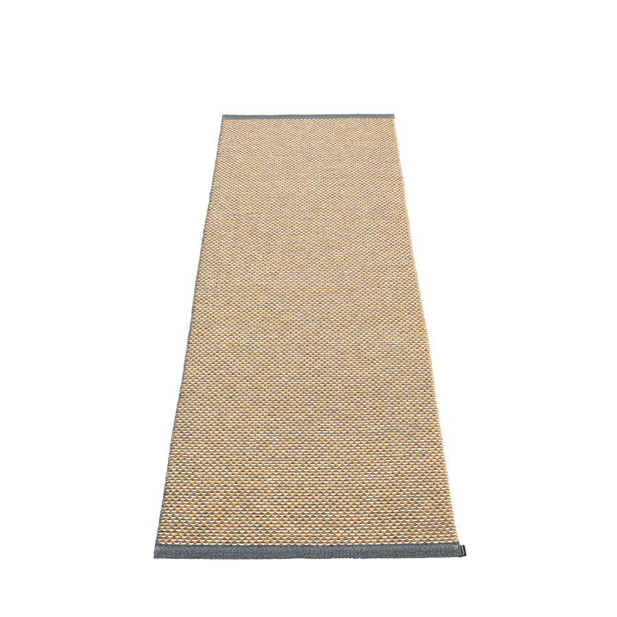 Pappelina, Effi Rug - Granit-Ochre-Vanilla, 2.25' x 6.5'- Placewares