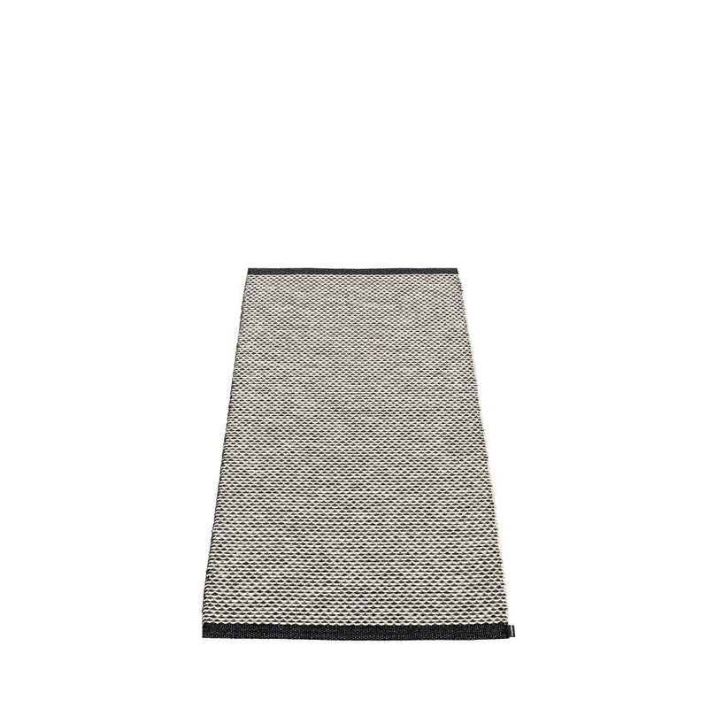 Pappelina, Effi Rug - Black-Warm Grey-Vanilla, 2.25' x 6.5'- Placewares