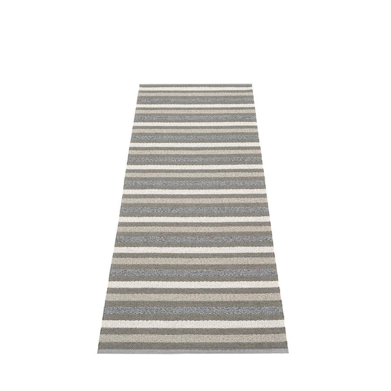 Pappelina, Grace Rug - Charcoal, 2.25' x 9'- Placewares