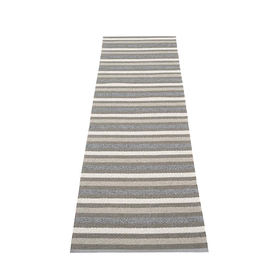 Pappelina, Grace Rug - Charcoal, 2.25' x 9'- Placewares