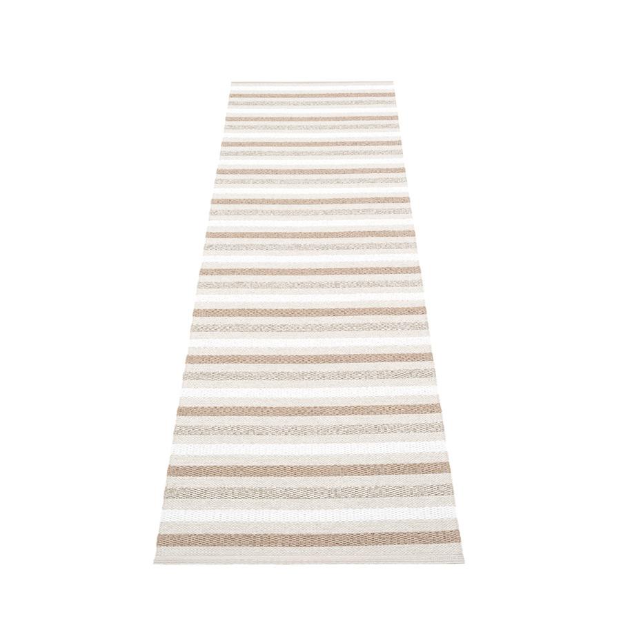 Pappelina, Grace Rug - Fossil Grey, 2.25' x 9'- Placewares