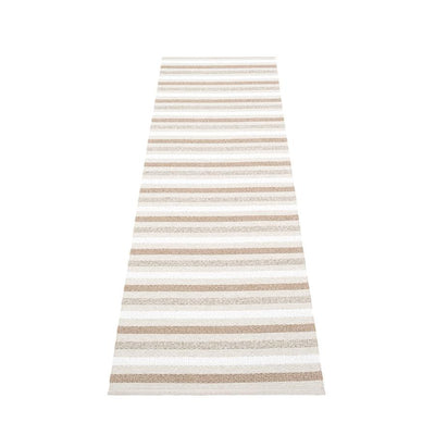 Pappelina, Grace Rug - Fossil Grey, 2.25' x 9'- Placewares