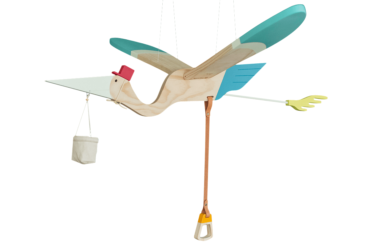 Eguchi, Stork Mobile - Large, - Placewares