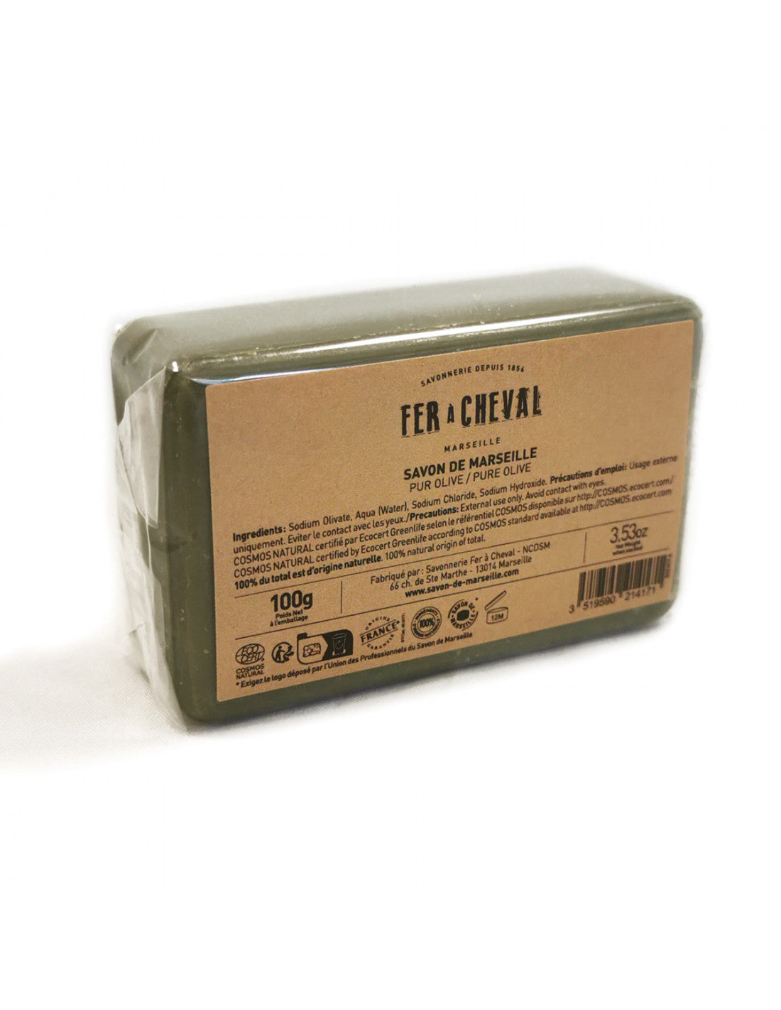 Fer À Cheval, Olive Oil Genuine Marseille Soap, - Placewares