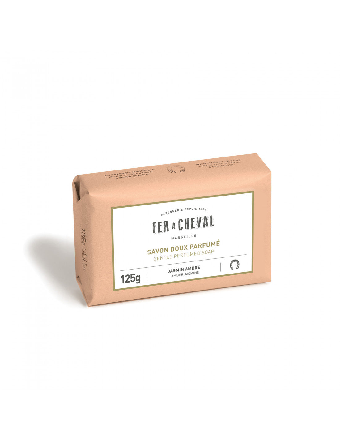 Fer À Cheval, Amber & Jasmine Gentle Marseille Soap, - Placewares