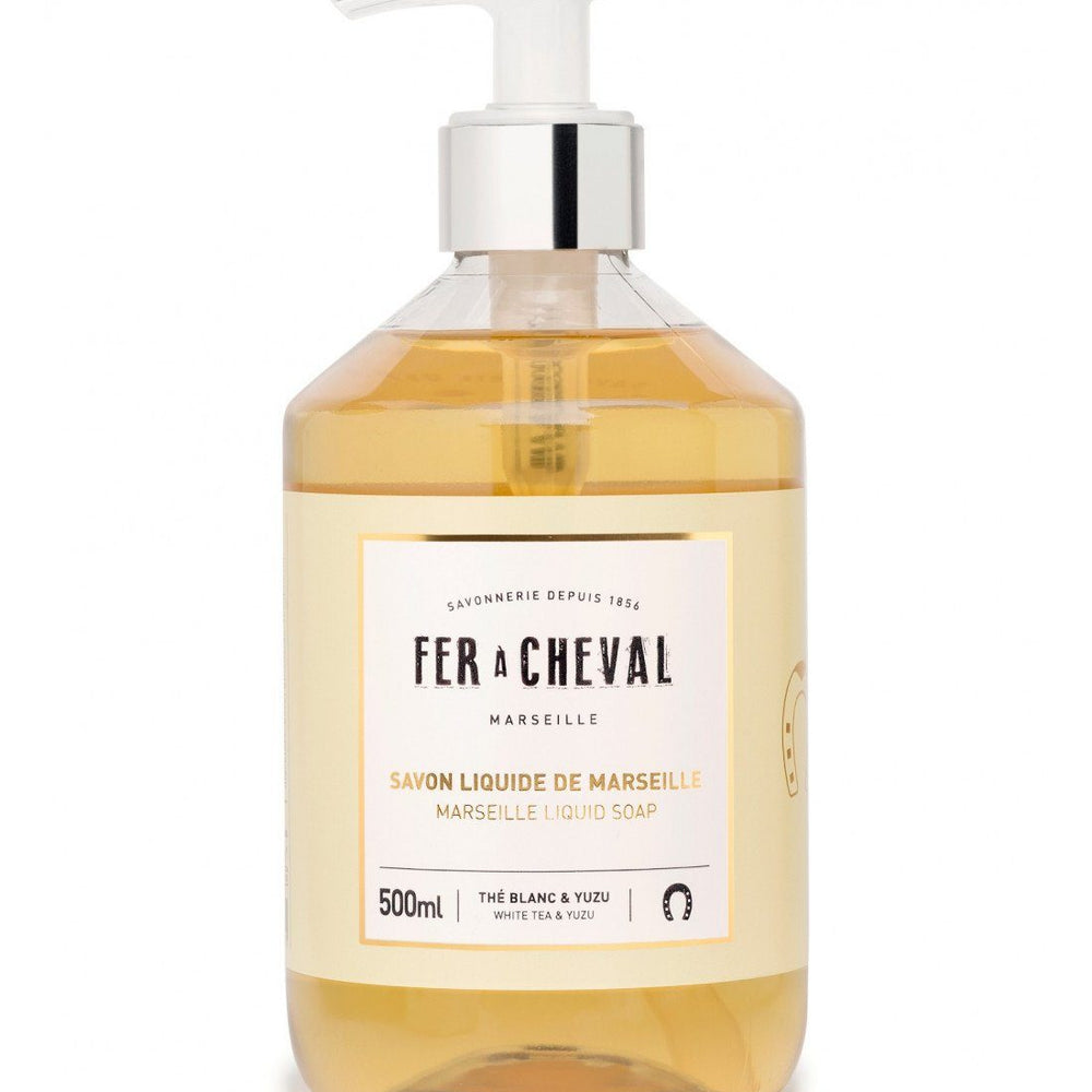 Fer À Cheval, White Tea & Yuzu Genuine Marseille Liquid Soap, 17.59 fl oz- Placewares
