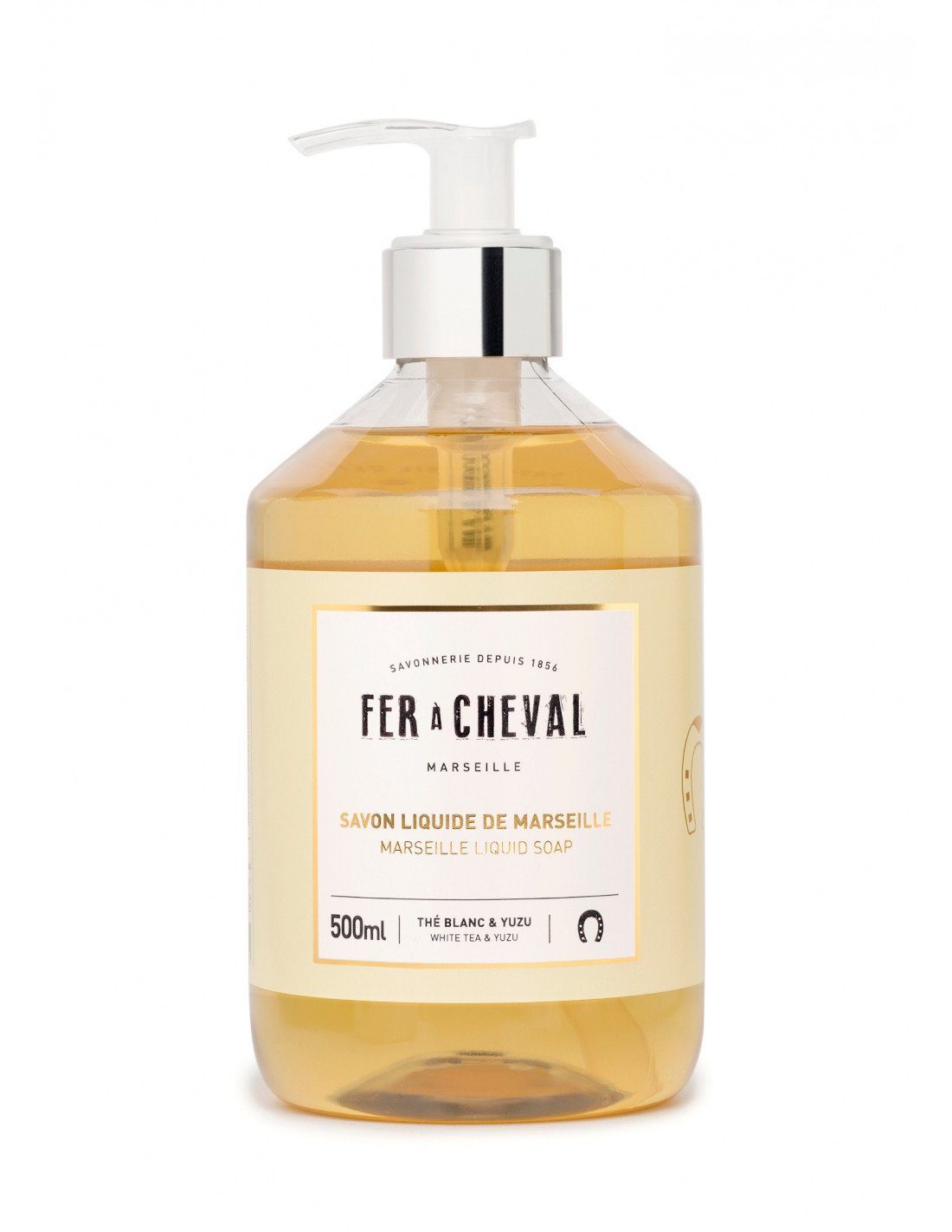 Fer À Cheval, White Tea & Yuzu Genuine Marseille Liquid Soap, 17.59 fl oz- Placewares