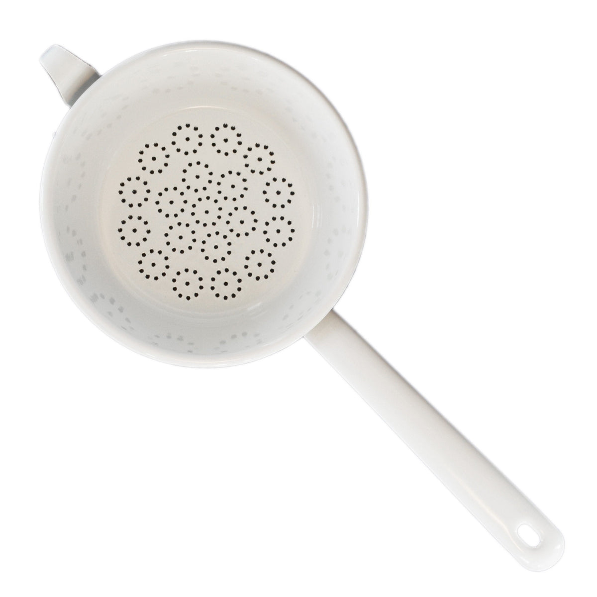 Riess, Porcelain Enamel Single-Handle Colander, - Placewares