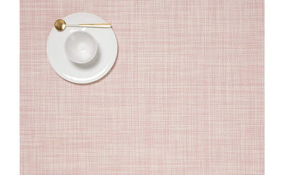 Chilewich, Mini Basketweave Placemat, Rectangle, Blush- Placewares