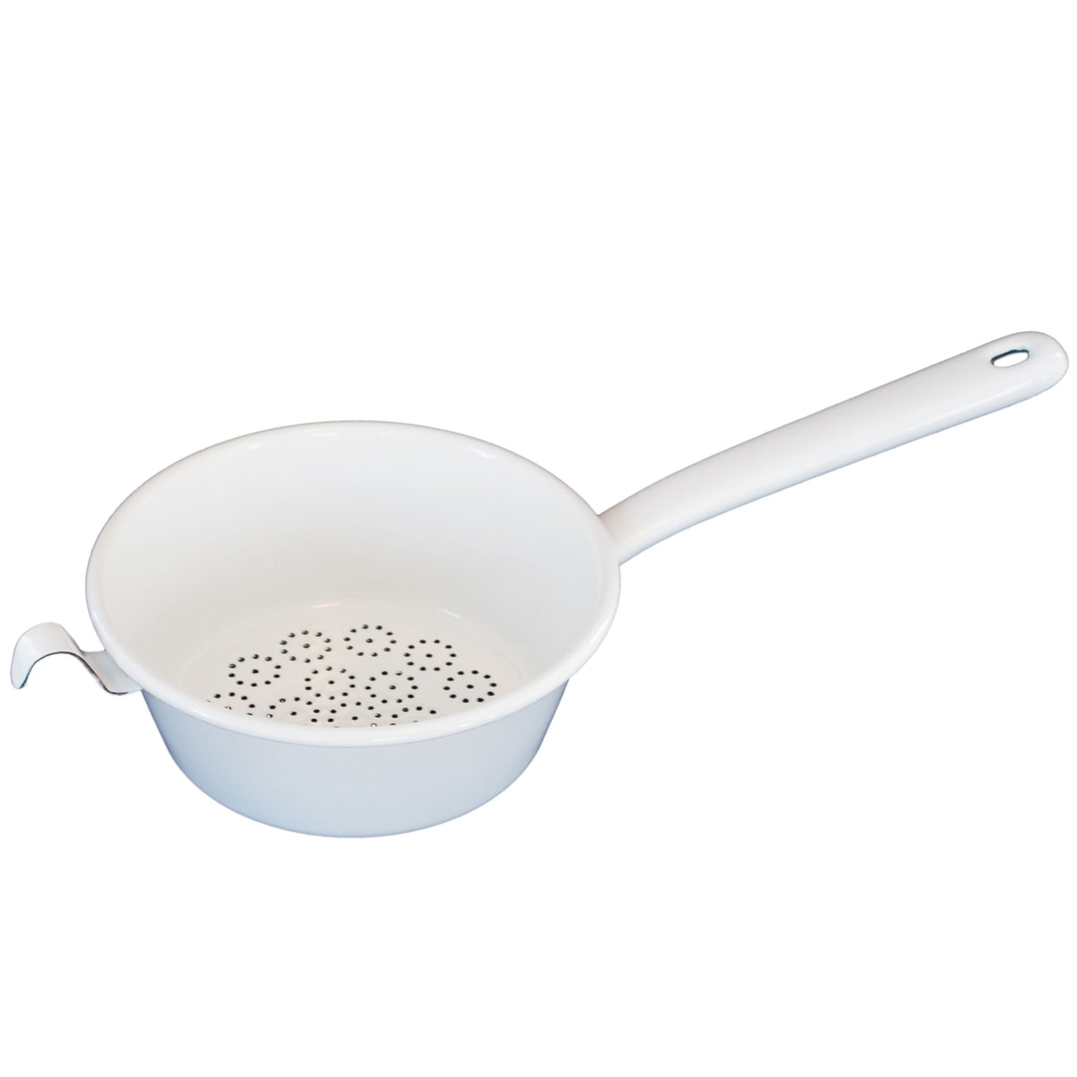 Riess, Porcelain Enamel Single-Handle Colander, One-Size- Placewares