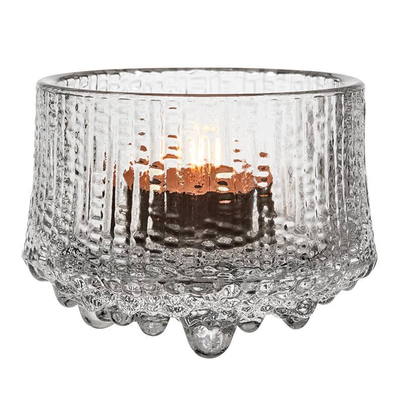 Iittala, Ultima Thule Tealight Candle Holder, Clear- Placewares