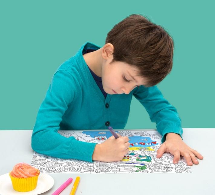 OMY, USA Coloring Placemats, - Placewares
