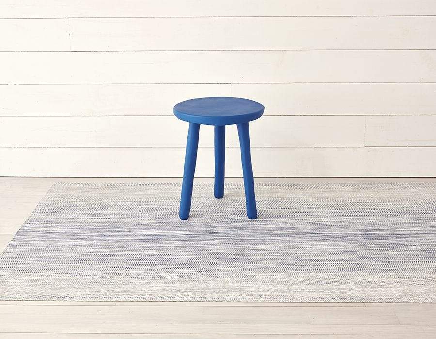 Chilewich, Wave Woven Floor Mats, Blue / Small (23 x 36")- Placewares